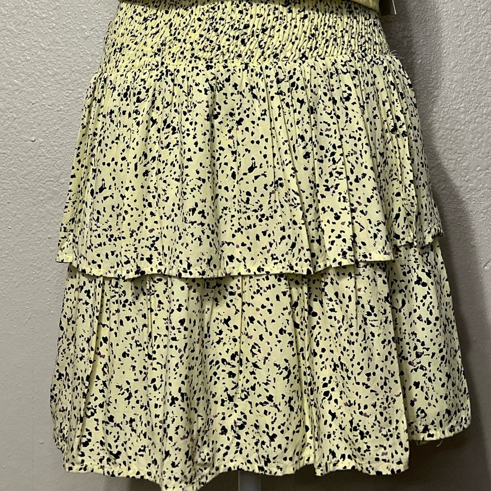 VERO MODA Women’s Skirt Yellow Size Small